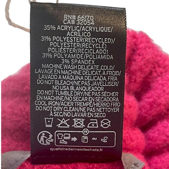 NEW Anthropologie Street Style Beanie in Bright Pink - Picture 4 of 4